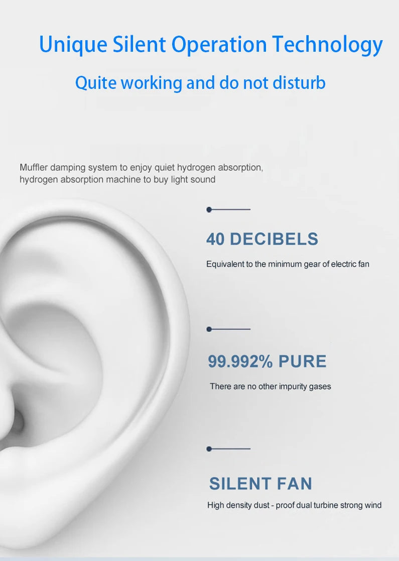 HO-1500 S Hydrogen inhalations maskine